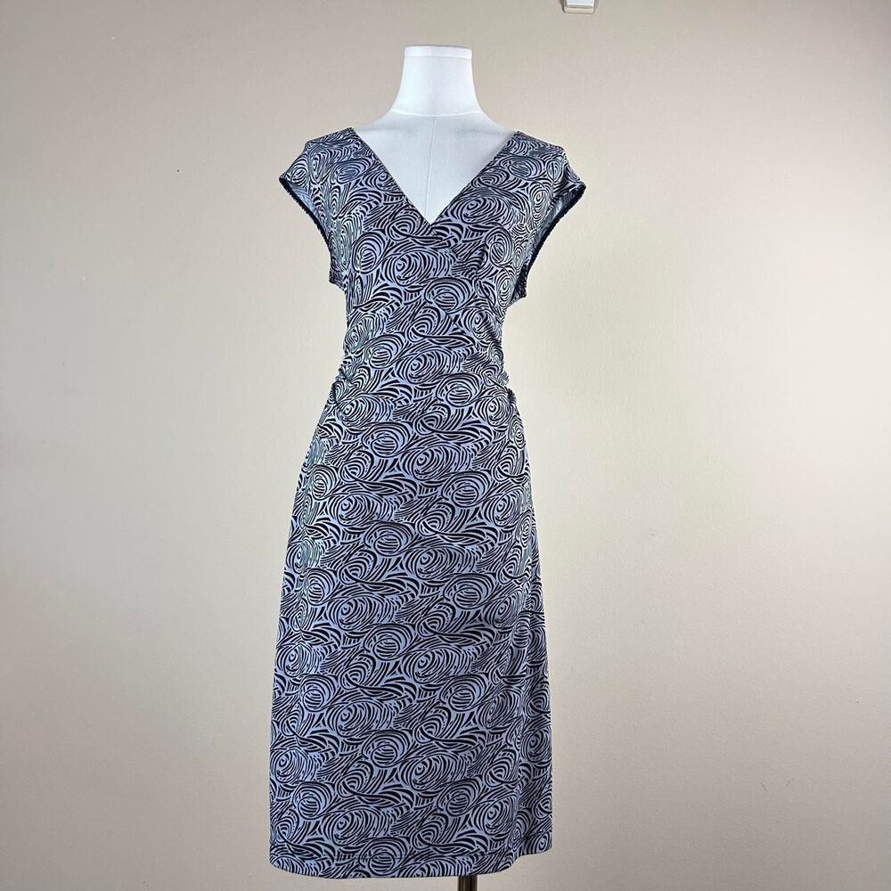 BCBG Office Siren Dark Coquette Spiral Dress